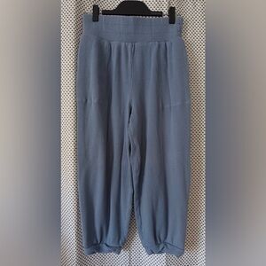 Free People FP Beach Blue Cropped Harem Pants size S